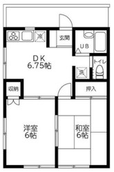 クローバーハイツの物件間取画像